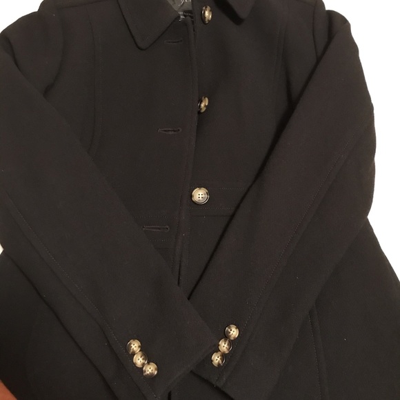 J. Crew Black Women's Lady Day Coat - Picture 5 of 6